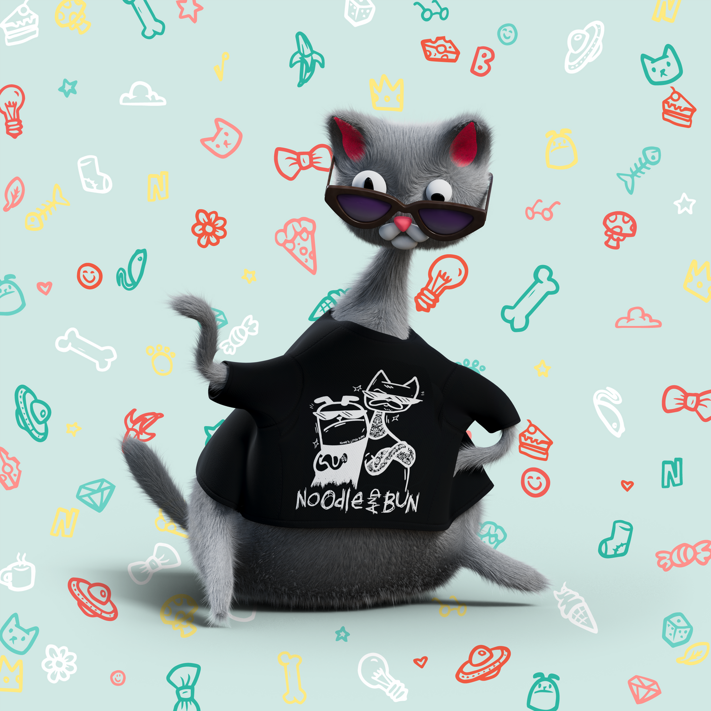The Duo Tee - Black and White