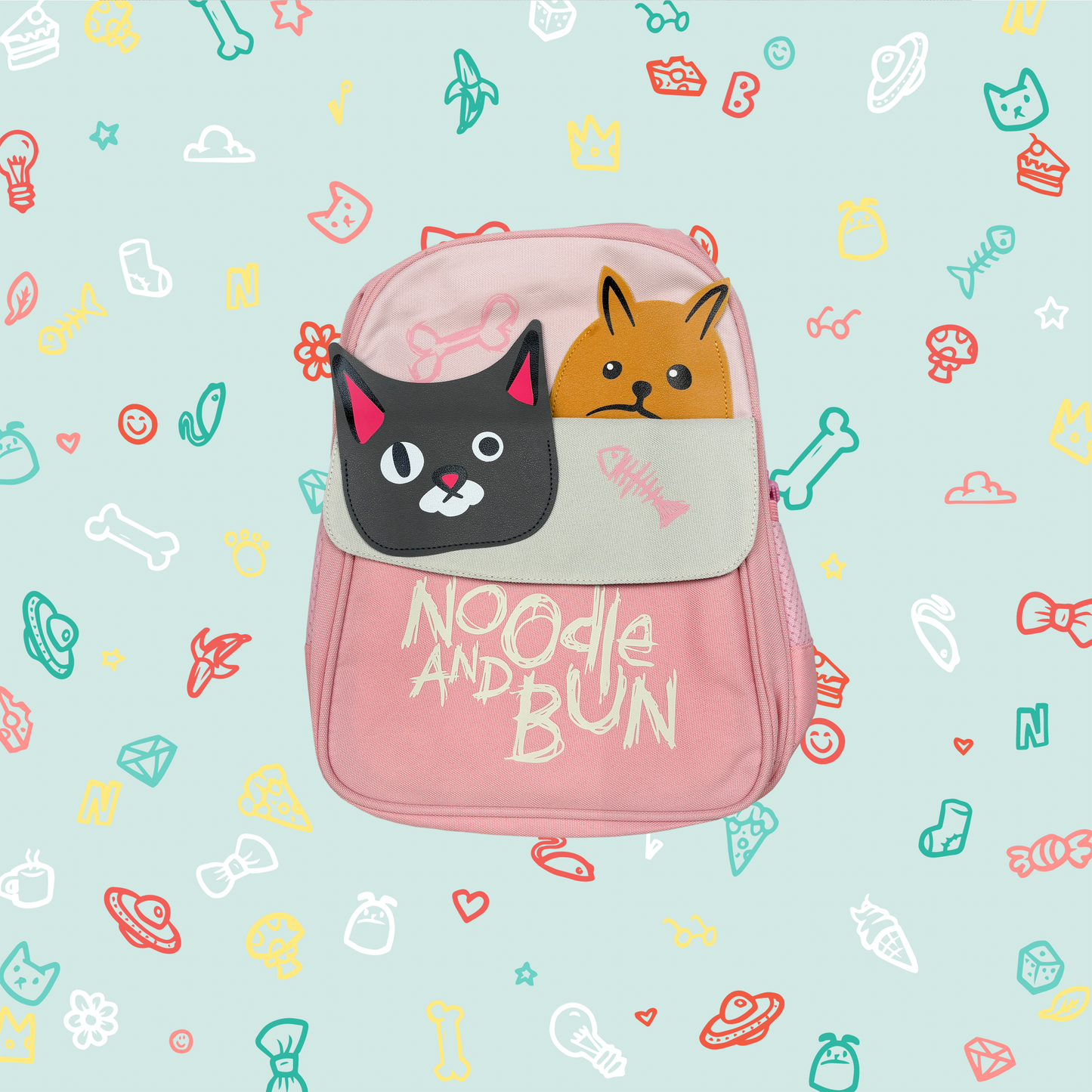 Kids Doodle Backpack - Pink