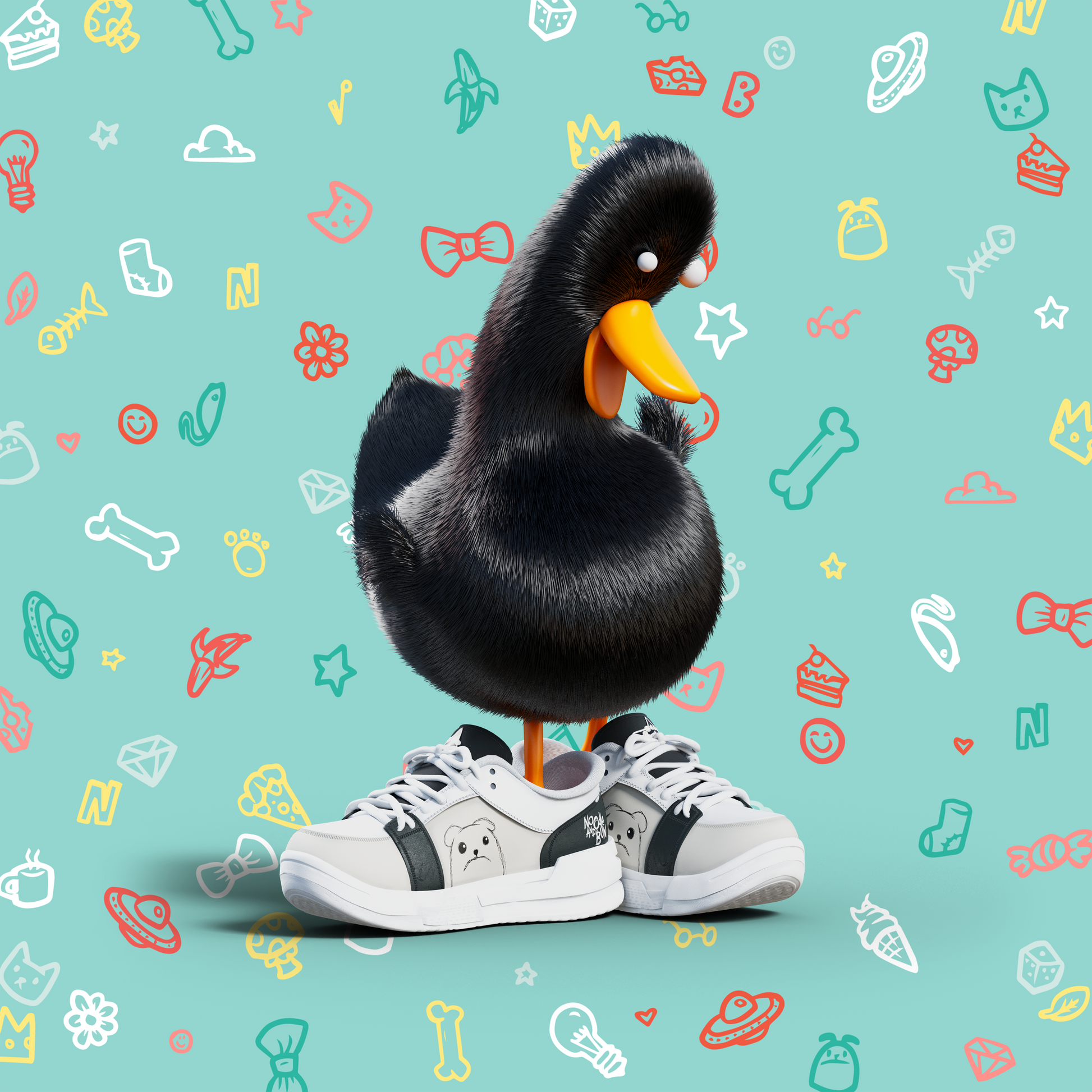 Doodle Sneakers – Noodle and Bun Doodle Sneakers – Noodle and Bun